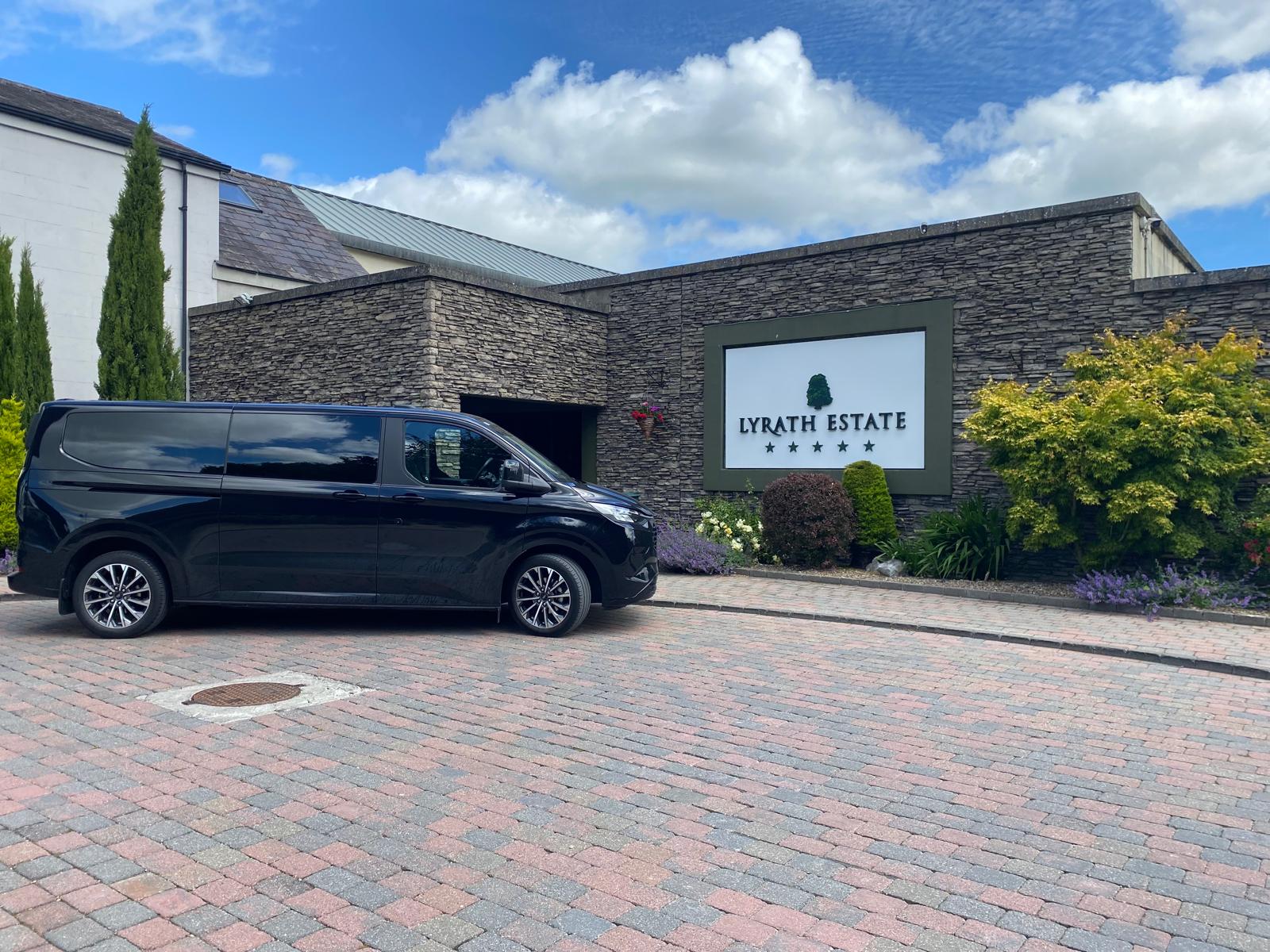 VIP meet and greet Dublin Airport: Lir 7 seater MPV waiting to collect VIP guests